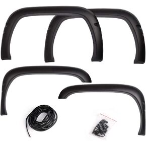 G-PLUS Fender Flares, Compatible with 1994-2001 Dodge Ram 1500/2500/3500 Models Only, Textured Matte Pickup Truck Accessories Trim Cover Protector 4pcs