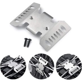 Center Skid Plate Protector Metal Chassis Armor Protection Plate for 1/10 RC Axial SCX10III AXI03007 Car