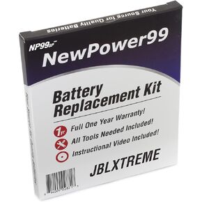 NewPower99 Battery Replacement Kit for JBL Xtreme Speaker with Tools, Video Instructions, Long Life Battery