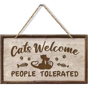 CBLdF Funny Please Excuse The Mess Wall Decor Sign, Carvings Printed Wood Plaque Sign for Home Decor Gift, Funny Wooden Home Decor for Cat Pet Lovers, Farmhouse Decor Wall Art Sign 8.5 X 4.5 Inches