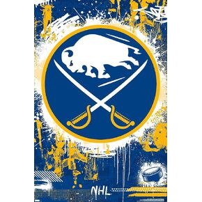 Trends International NHL Buffalo Sabres - Maximalist Logo 23 Wall Poster