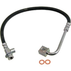 Dorman H380384 Front Driver Side Brake Hydraulic Hose Compatible with Select Ford Models, Black