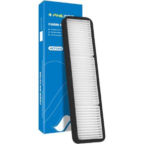 PHILTOP Cabin Air Filter, Replacement for Model 3 2020 2019 2018 2017,Includes Activated Carbon, Premium Air Filter Intake Accessories, Pack of 1