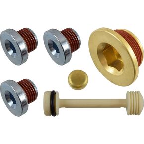 ICT Billet LS Engine Block Coolant & Oil Threaded Drain Plug LS1 LS2 LS3 L92 LQ4 LQ9 LSX Barbell 551280