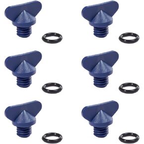 UTSAUTO 6Pcs Manifold Engine Block Drain Plug with O-Ring 22-806608A02 & 18-4226 Compatible with GLM 13992