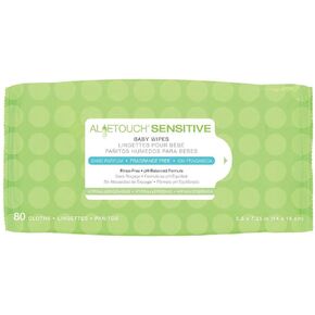 Medline Aloetouch Sensitive Baby Wipes, 80 Wipes per Pack