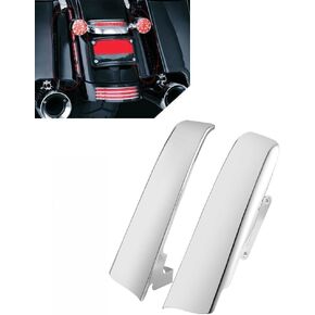Rear Filler/Saddlebag Gap Filler Strips Fits for 2014-2023 Harley Davidson Touring Road King Road Glide Electra Glide Ultra Limited (14-23 Chrome)