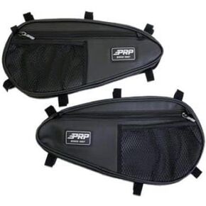 PRP Seats Lower Door Bags built for Polaris RZR Front Doors. Ideal for Off Road, UTV's, Side by Side Vehicles & Racing - Black (Pair)