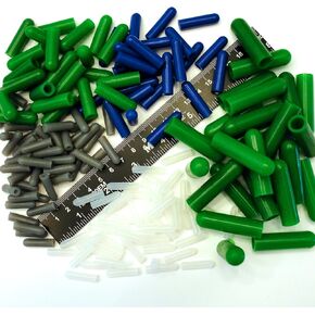 175Pc Ultra Precision High Temp Silicone Rubber End Cap Kit Powder Coating Custom Paint Supplies