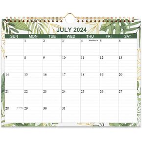 2024-2025 Calendar - Wall Calendar 2024-2025 from July 2024 - December 2025, 18 Monthly Calendar with Thick Paper, 11.5" x 14.5", Watercolor