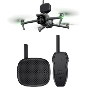 Drone Speaker Megaphone Loudspeaker Ultra-Long Distance Wireless Mini Speaker Drone Walkie Talkie Two Way Radio Communication Accessories for DJI Air 3/Air 2S/Mavic 3 Pro/Mavic 3/Mavic 3 Classic
