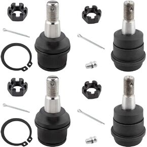 BOXI (Set of 4) Front Upper & Lower Ball Joints Kit Fit for Dodge Ram 2500 4WD; Models with DANA 60 AXLE/for Dodge Ram 3500 4WD; RWD Models with Solid Front Axle 2000 2001 2002 | Replace K7397 K7394