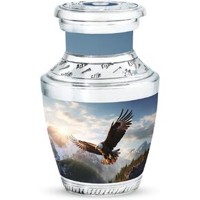 Eagle Urn Cremation Urns for Adult Ashes Women - an Urn for Ashes - Funeral Urn Ashes - Cremation Urns for Adult Ashes Men (size-3nch,1pcs)