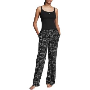 فيكتوريا سيكريت طقم بيجامة قطن طويل، ملابس نوم نسائية (XS-XXL)