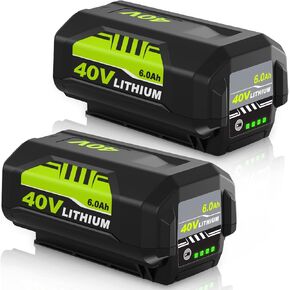 OP4026 6000mAh Replacement for Ryobi 40V Battery 6Ah Compatible with Ryobi 40V Lithium Battery OP40602 OP40601 OP4060A1 OP4026A OP4075A OP4050A OP40201 OP4040 OP40404 OP401 with LED Indicator(Green) in Kuwait