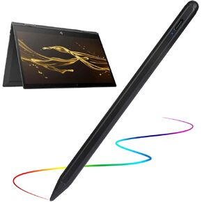Stylus Pens for HP Envy X360 Convertible 2-in-1 Touch Screen Laptop (15.6") Pencil, Active Stylus Digital Pencil Fine Tip Stylus for HP Envy X360 Convertible 2-in-1 Laptop 15.6" Pen,Black