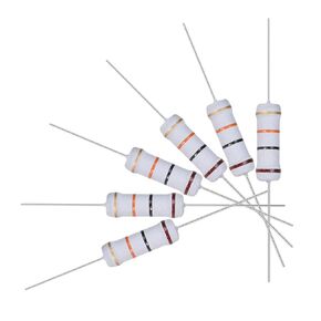 uxcell 30Pcs 10K Ohm Resistor, 2W 5% Tolerance Metal Oxide Film Resistors, Axial Lead, Flame Proof for DIY Electronic Projects and Experiments
