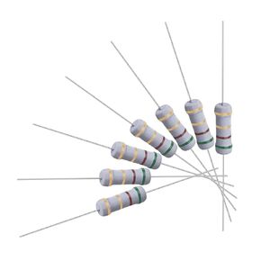 uxcell 50Pcs 5.1 Ohm Resistor, 1W 5% Tolerance Metal Oxide Film Resistors, Axial Lead, Flame Proof for DIY Electronic Projects and Experiments