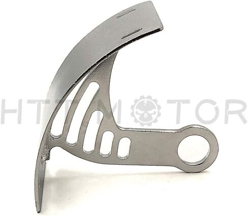 HTTMT MT360-06- Motorcycle Black Vertical Curved Mount License Plate Bracket Tag Holder Compatible with 2006-2012 YZF-R6/ 2006-2011 Suzuki Boulevard M109R in Saudi Arabia