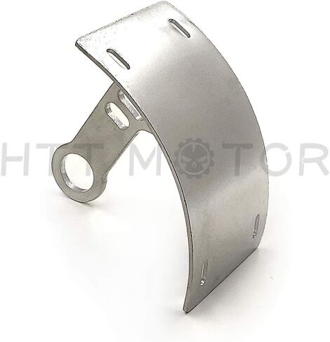 HTTMT MT360-06- Motorcycle Black Vertical Curved Mount License Plate Bracket Tag Holder Compatible with 2006-2012 YZF-R6/ 2006-2011 Suzuki Boulevard M109R in Saudi Arabia