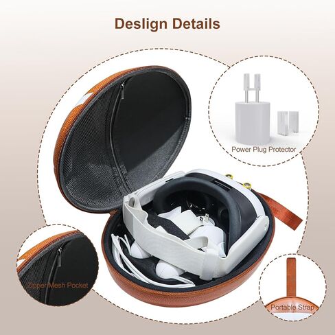 JOYTORN Carry Case Compatible with Meta Quest 3,Hardshell Storage Travel Case for Quest 3 Headset and Controllers Accessories-(Not for Elite Strap) in Kuwait