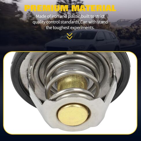 غطاء منظم الحرارة OCPTY مناسب لسيارة Jeep Grand Cherokee 1999-2009، لسيارة Jeep Commander 2006-2009، لسيارة Jeep Liberty 2002-2009، / مجموعة مبيت منظم حرارة مبرد المحرك تحل محل 5073598AA 68174086AA in Saudi Arabia