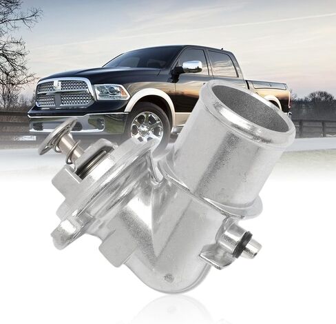 Aluminium Thermostat Housing Upgrade Compatible with RAM 1500 Grand Cherokee Wrangler Gladiator 3.0L Diese 2014-2022 902-3040 68253514AA in Saudi Arabia