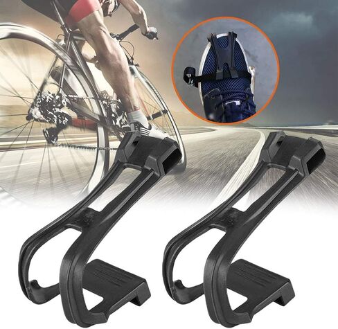 RiToEasysports Toe Clip, 1 Set Cycling Bike Toe Clip Toe Pedal Clips and Straps for Fixie Road Bike Non Slip Bike Pedal Straps Toe Clips for Bike Pedals in Saudi Arabia