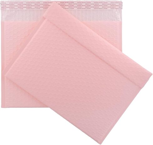 12x9" Side-Opening Light Pink Bubble Mailers (25-Pack) in Kuwait