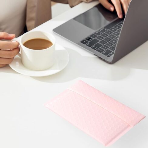 12x9" Side-Opening Light Pink Bubble Mailers (25-Pack) in Kuwait