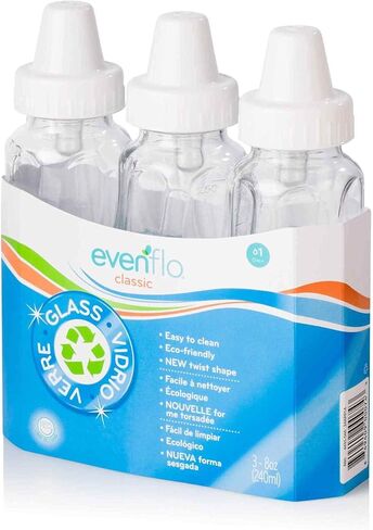 عبوة إيفينفلو كلاسيك تويست مكونة من 3 زجاجات زجاجية سعة 8 أونصة in Kuwait