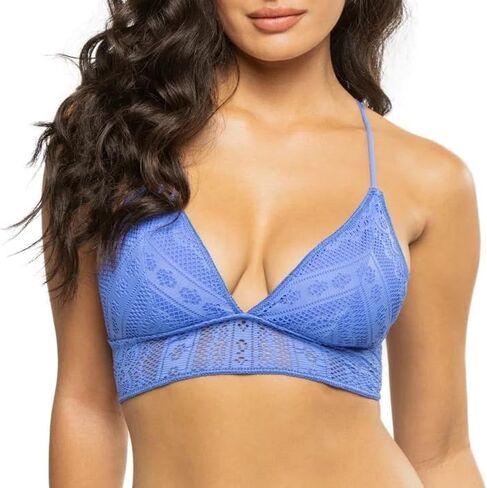 BECCA Women's Wanderlust Halter Bikini Top, Adjustable, Tie Back, Swimwear Separates in Saudi Arabia