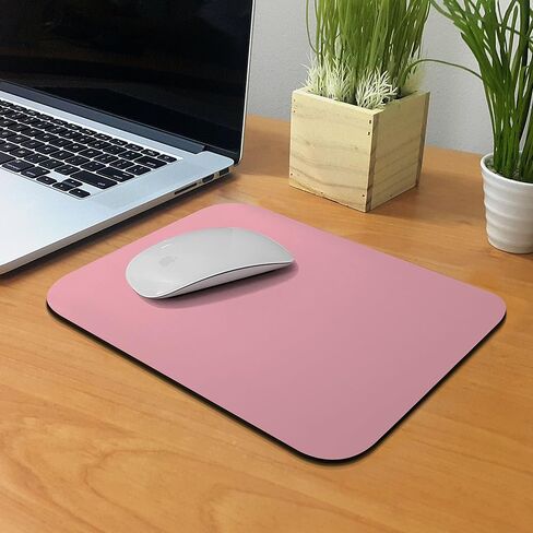 Non-Slip Rectangle Mousepad, Solid Bright Yellow Mouse Pad for Home, Office and Gaming Desk in Kuwait