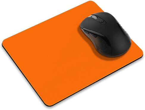 Non-Slip Rectangle Mousepad, Solid Bright Yellow Mouse Pad for Home, Office and Gaming Desk in Kuwait