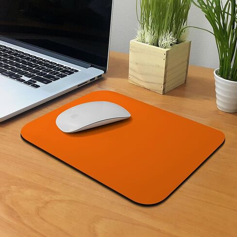 Non-Slip Rectangle Mousepad, Solid Bright Yellow Mouse Pad for Home, Office and Gaming Desk in Kuwait