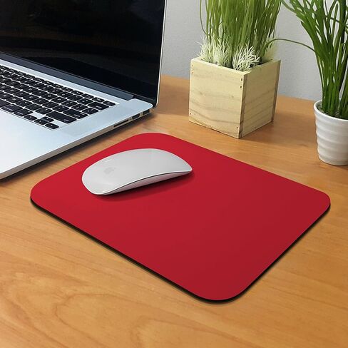 Non-Slip Rectangle Mousepad, Solid Bright Yellow Mouse Pad for Home, Office and Gaming Desk in Kuwait