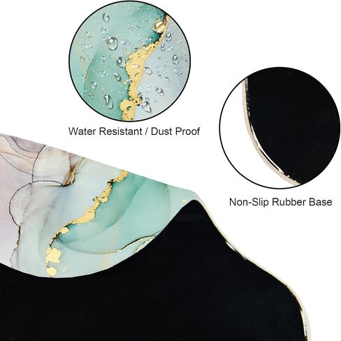 ARTSO Ergonomic Mouse Pad with Wrist Support Gel Mouse Pad Wrist Rest, Non-slip PU Base Comfortable Mousepad for Office Home Working Studying Pain Relief & Easy Typing, Pink Marble in Saudi Arabia