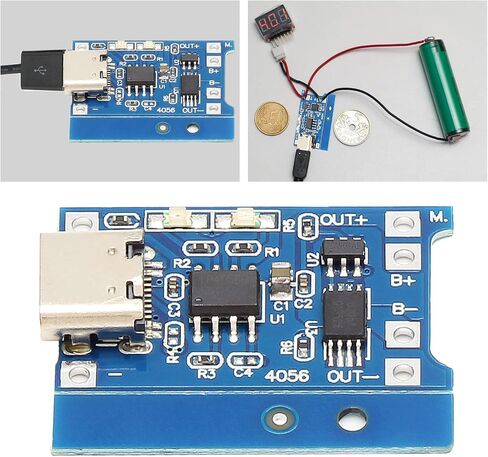 15 قطعة TP4056 5V 1A USB Type-C 18650 بطارية ليثيوم شحن ولوحة حماية مع الحماية in Saudi Arabia
