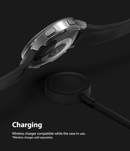 حافظة Ringke رفيعة [عبوتين] متوافقة مع ساعة Samsung Galaxy Watch 4 مقاس 44 مم، إطار Watch4 [الإطار فقط] غطاء رفيع صلب من البولي كربونات - شفاف in Kuwait