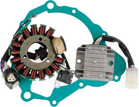 Artudatech Generator Stator Regulator Rectifier Gasket Kit for Yamaha YFM225 Moto-4 1986 1987-1988, for Yamaha YFM250 Moto-4 1989 1990-1991 59V-85510-20 59V-15451-01 3GH-15451-00 59V-81960-A0 in Saudi Arabia