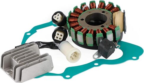 Artudatech Generator Stator Regulator Rectifier Gasket Kit for Yamaha YFM225 Moto-4 1986 1987-1988, for Yamaha YFM250 Moto-4 1989 1990-1991 59V-85510-20 59V-15451-01 3GH-15451-00 59V-81960-A0 in Saudi Arabia