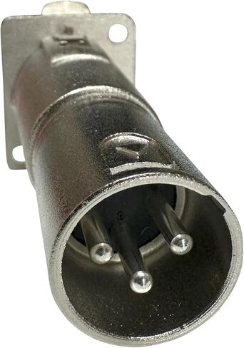 محول XLR، محول تركيب لوحة XLR ذو 3 دبابيس ومقبس XLR، قابس XLR للوحة توصيل XLR، لوحة حامل XLR أو تكوينات تركيب لوحة XLR مع أجهزة التثبيت المتضمنة (أنثى XLR إلى ذكر XLR) in Saudi Arabia