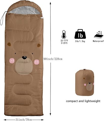 CVHOUSE Camping Sleeping Bags,3 Season Warm & Cool Weather,Lightweight,Waterproof Sleeping Bags for Adults & Kids,Traveling,and Outdoors,Camping Gear Equipment in Saudi Arabia