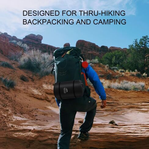 Mummy Sleeping Bag|3-4 Season Camping Sleeping Bag for Adults-14℉-59℉Extreme,Washable,Warm & Cool Weather for Outdoor Hiking Travel Gear Must Kids Sleep Accessories,Gray&Blue in Kuwait