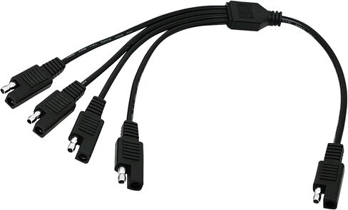 SinLoon SAE 5 Way Extension Cable Y Splitter 1 to 4 SAE Extension Cable for Motorcycle Automotive(1 to 4) in Saudi Arabia