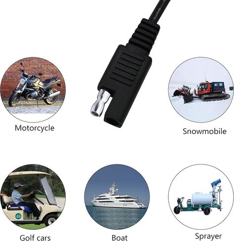 SinLoon SAE 5 Way Extension Cable Y Splitter 1 to 4 SAE Extension Cable for Motorcycle Automotive(1 to 4) in Saudi Arabia