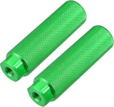 X AUTOHAUX Pair Aluminum Alloy Rear Foot Pegs Footrests Universal Blue for BMX MTB Bike Bicycle Fit 3/8 Inch Axles in Saudi Arabia