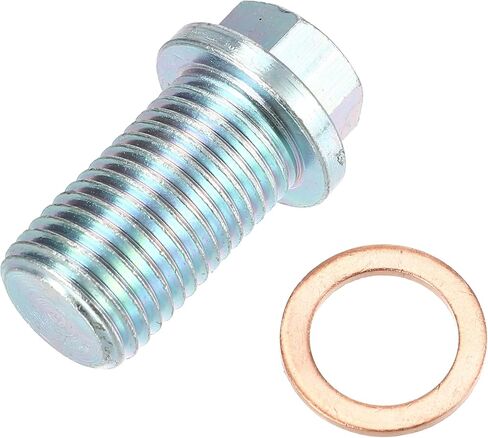 X AUTOHAUX 1 Set M14x1.5 Car Engine Oil Drain Plug with Washer A1119970330 for Mercedes-Benz C320 2001-2005 Steel Silver Tone in Saudi Arabia