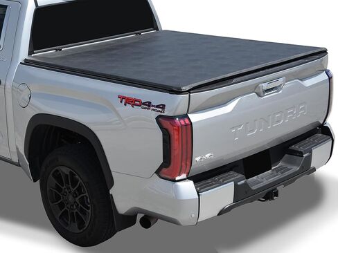 Armordillo USA 8717516 CoveRex TFX Series Low Profile Hard Tri-Fold Truck Bed Tonneau Cover يناسب 1988-2000 Chevy/GMC C10 C/K Truck/Silverado/Sierra 6.5 قدم (78 بوصة) سرير قصير in Saudi Arabia
