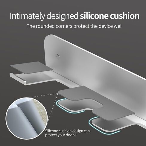 حامل تخزين مثبت على الحائط VR لسماعات الرأس VR مثبت على الحائط لـ Oculus Quest 2 Quest 3 / Play-Station Quest 2 سماعات مثبتة على الحائط وخطاطيف من سبائك الألومنيوم لتعليق الرفوف المثبتة على الحائط in Kuwait